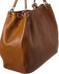 Italian Leather Top Handle Bag