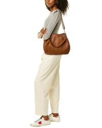Italian Leather Top Handle Bag