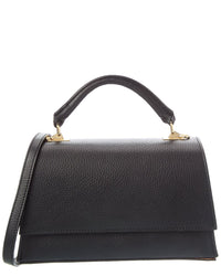 Italian Leather Top Handle Bag