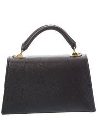 Italian Leather Top Handle Bag
