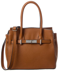 Italian Leather Top Handle Bag