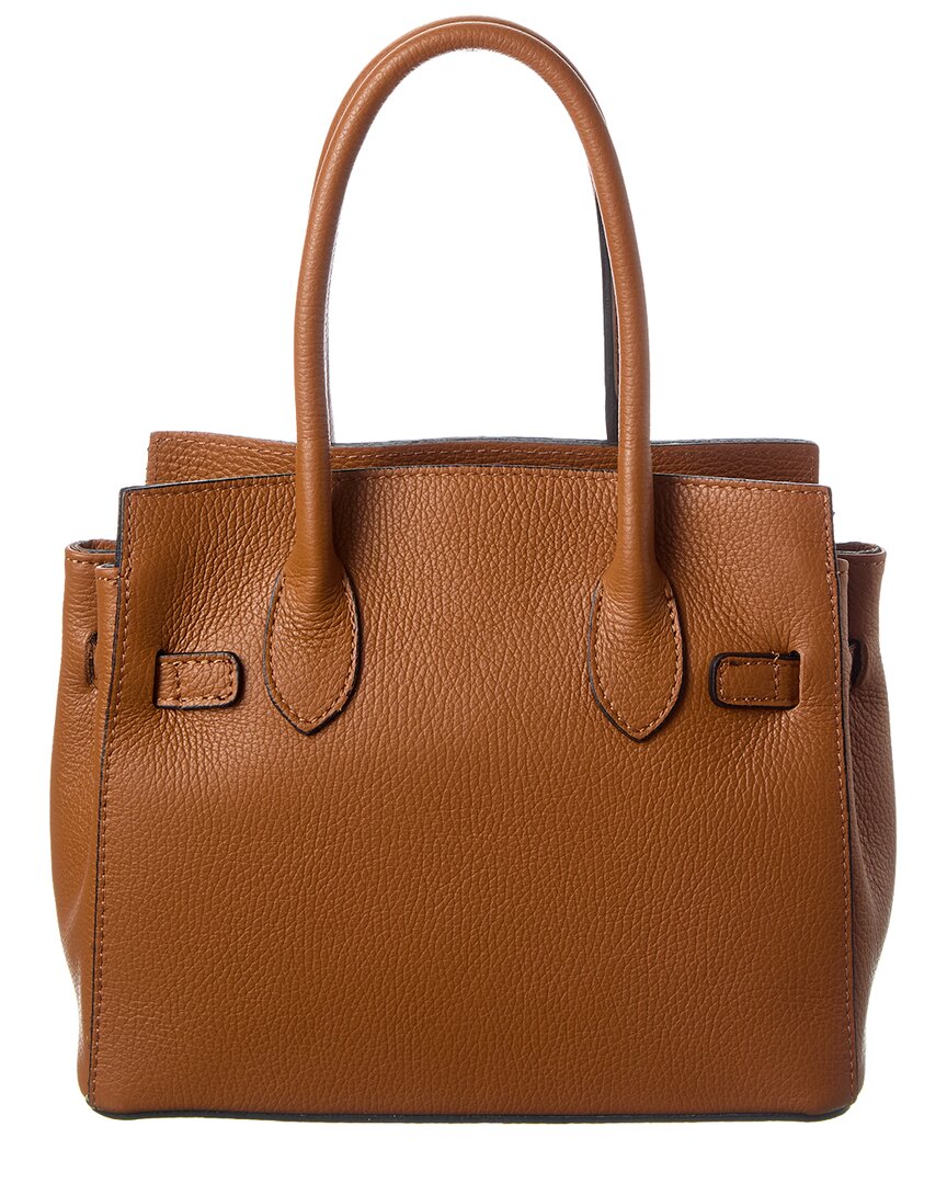Italian Leather Top Handle Bag