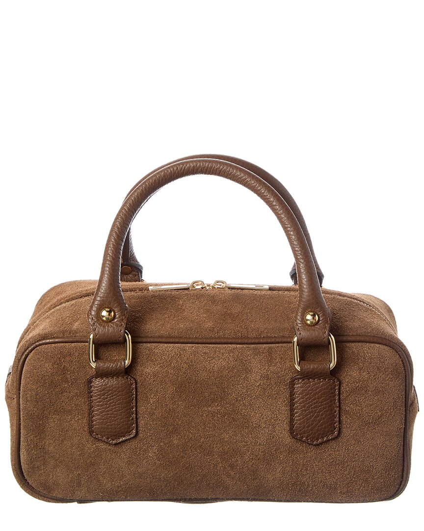 Italian Leather Top Handle Bag