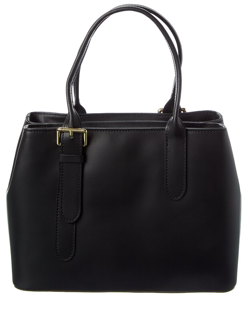 Italian Leather Top Handle Bag