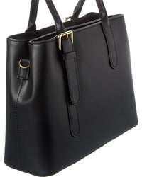 Italian Leather Top Handle Bag