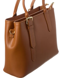 Italian Leather Top Handle Bag