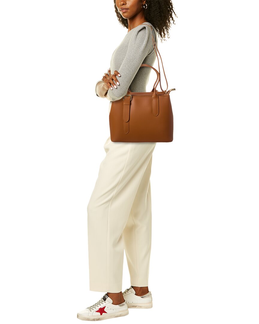 Italian Leather Top Handle Bag