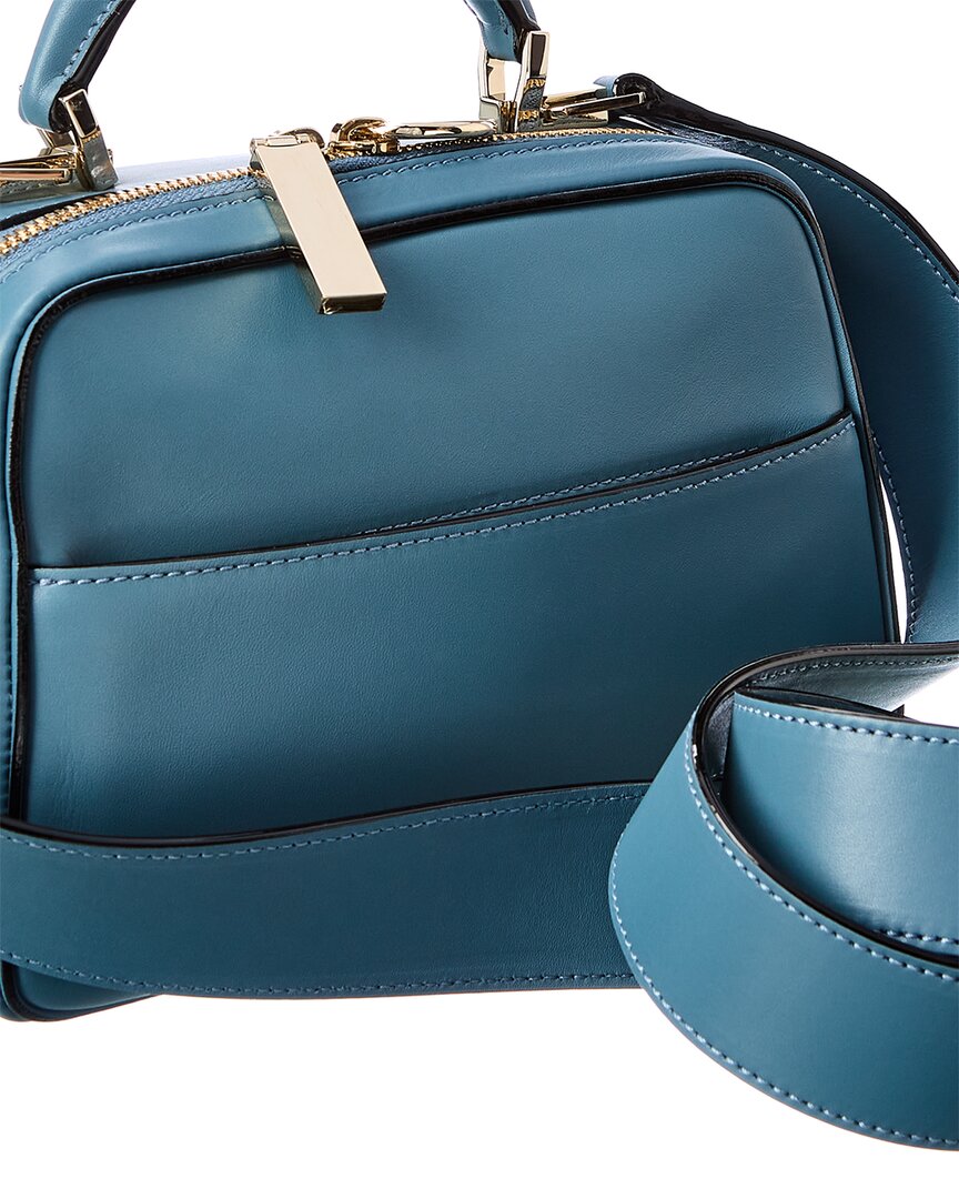 Valextra Serie S Small Leather Shoulder Bag