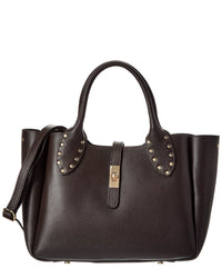 Isabella Rossetti Keira27 Studded Handle Leather Tote