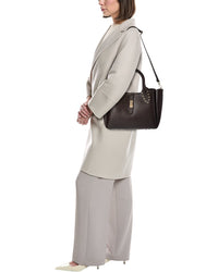 Isabella Rossetti Keira27 Studded Handle Leather Tote