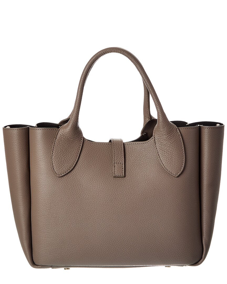 Isabella Rossetti Keira27 Studded Handle Leather Tote