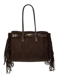 Isabella Rossetti Wellsey27 Fringe Suede Tote