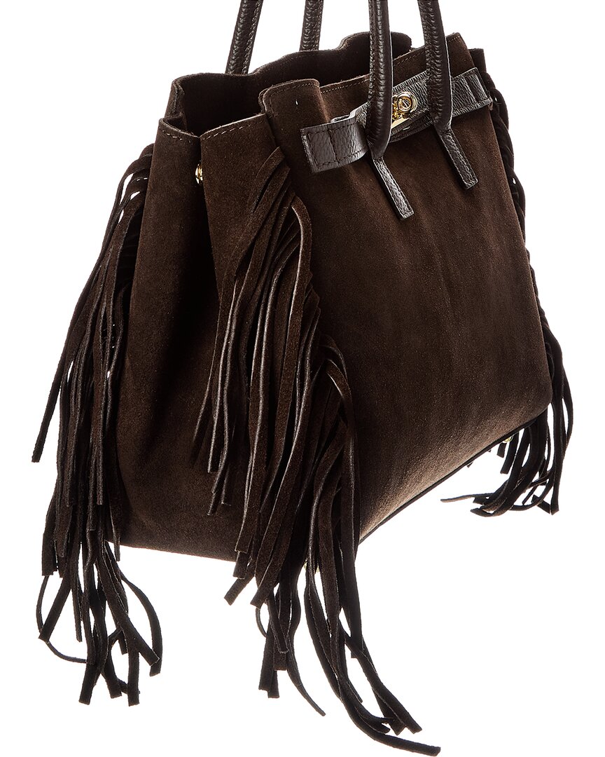 Isabella Rossetti Wellsey27 Fringe Suede Tote
