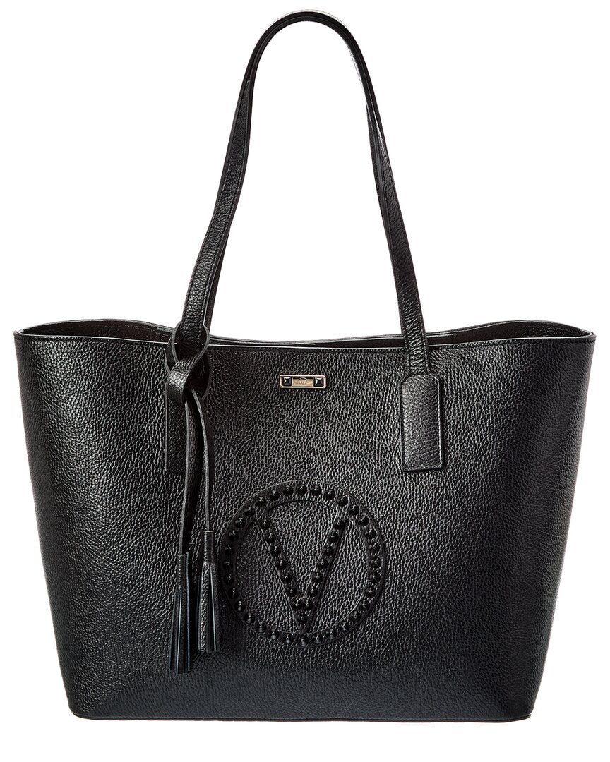 Valentino By Mario Valentino Soho Rock Leather Tote