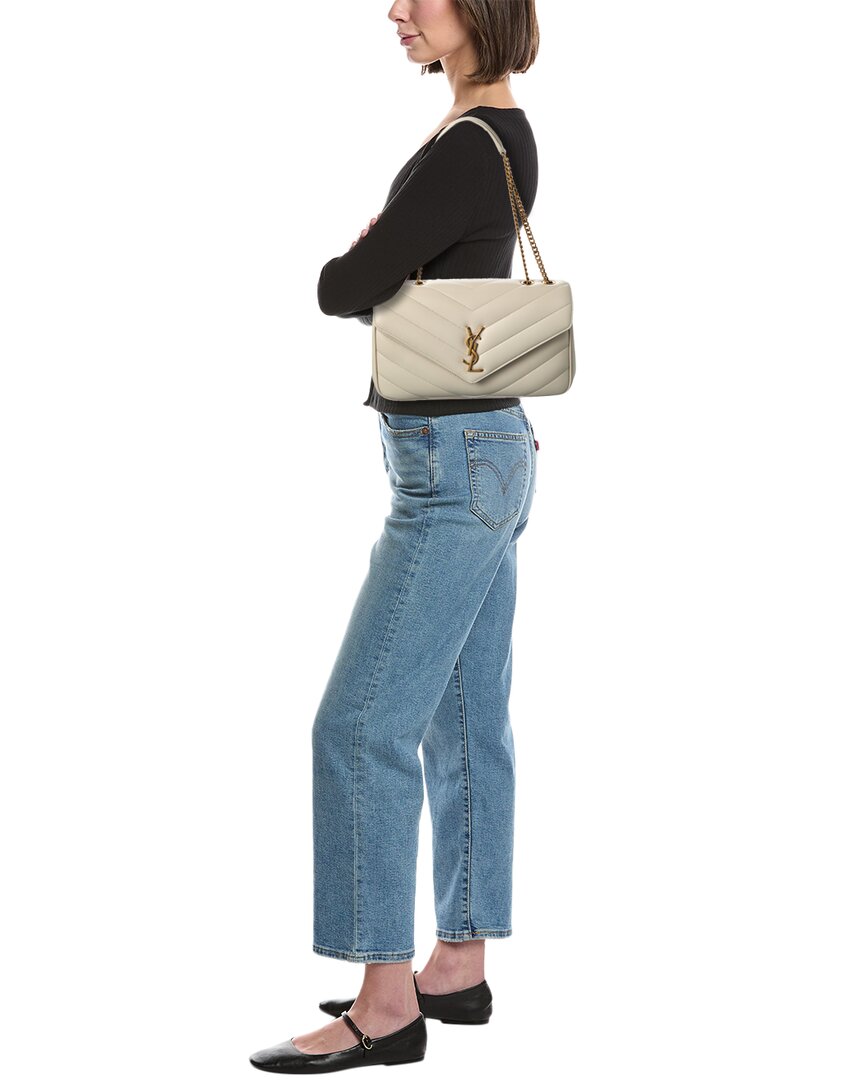 Saint Laurent Saint Laurent Loulou Medium Leather Shoulder Bag