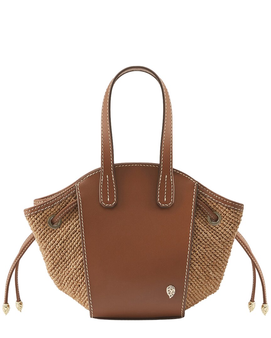 Helen Kaminski Helen Kaminski Piaf Raffia & Leather Tote