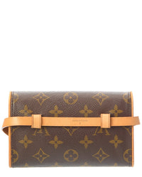 Louis Vuitton Brown Monogram Canvas Florentin Pochette (Authentic Pre-Loved)