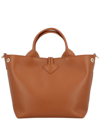 Longchamp Le Roseau Small Leather Handbag