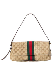 Gucci Gucci Madison Medium Gg Coated Canvas & Leather Shoulder Bag