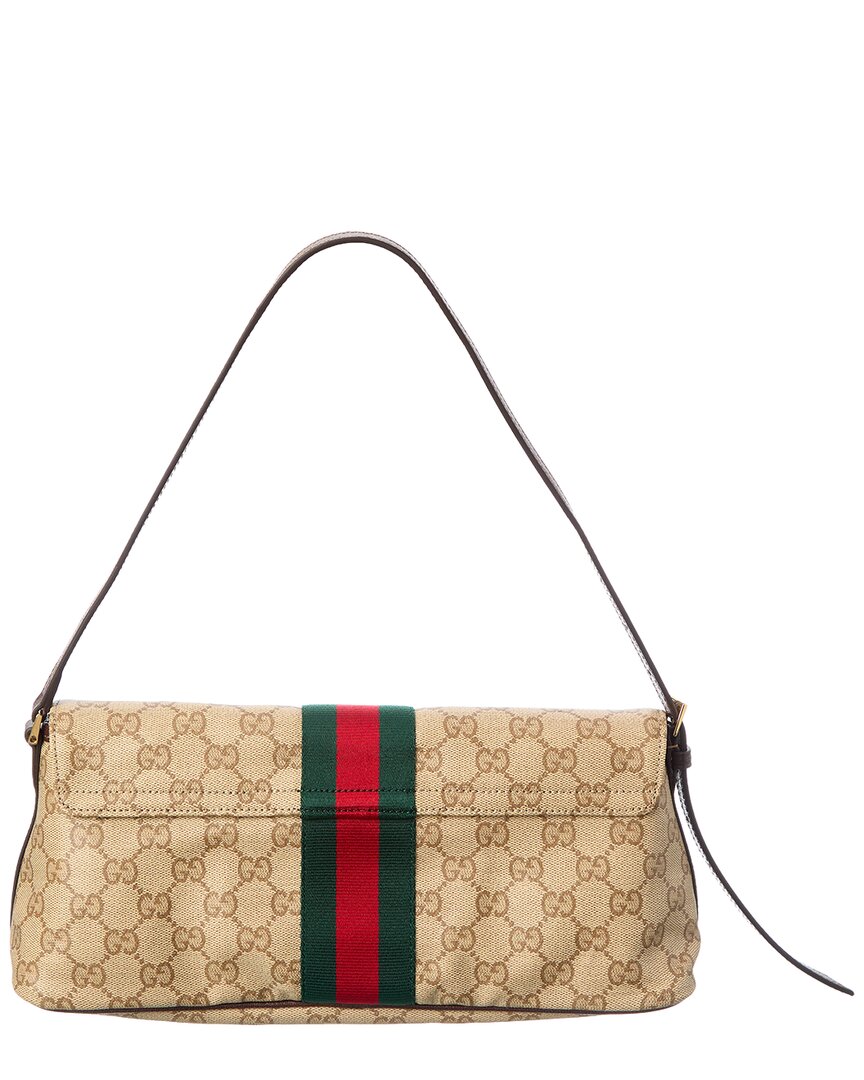 Gucci Gucci Madison Medium Gg Coated Canvas & Leather Shoulder Bag