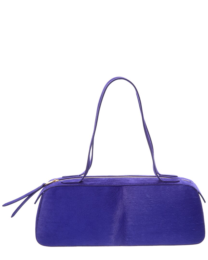 Khaite Simona Haircalf & Suede Shoulder Bag