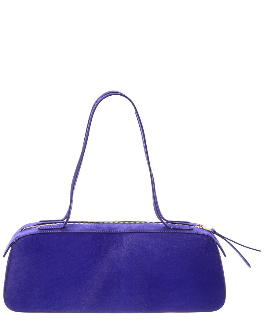 Khaite Simona Haircalf & Suede Shoulder Bag