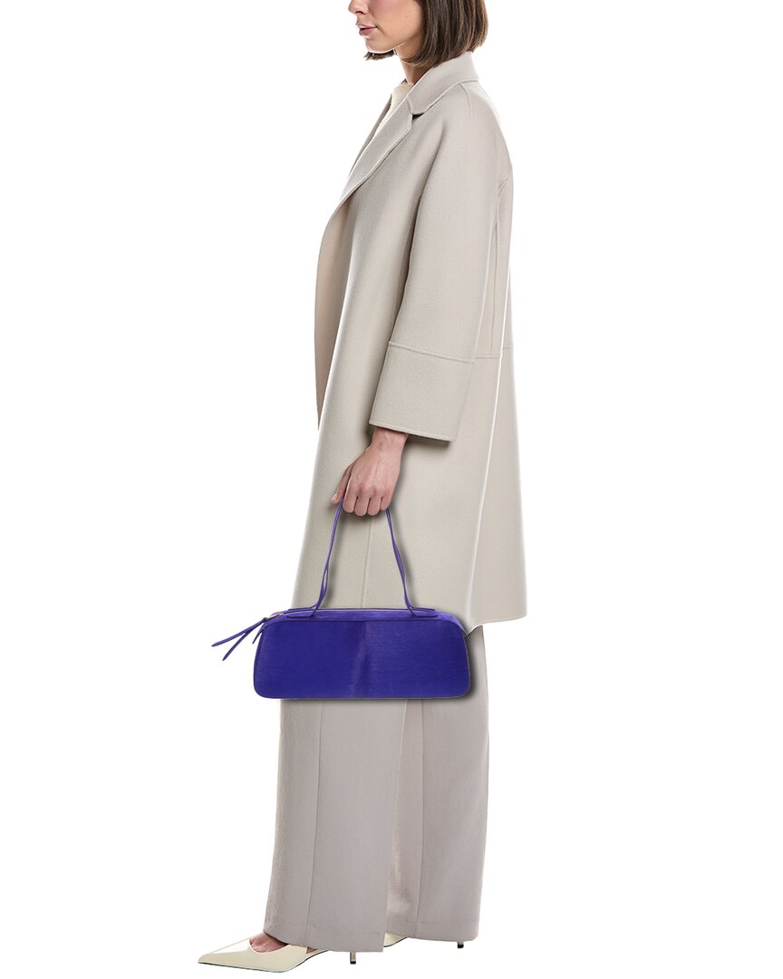 Khaite Simona Haircalf & Suede Shoulder Bag