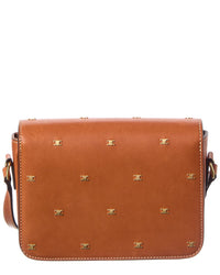 ! Celine Teen Triomphe Leather Shoulder Bag