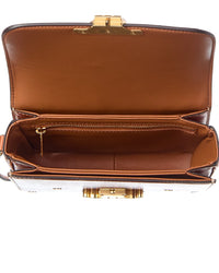 ! Celine Teen Triomphe Leather Shoulder Bag