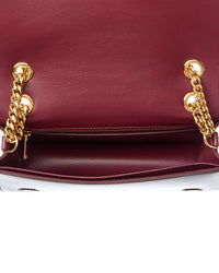 ! Celine Triomphe Frame Medium Leather Shoulder Ba