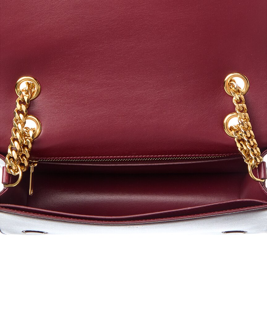 ! Celine Triomphe Frame Medium Leather Shoulder Ba