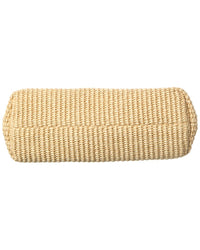FENDI Fendi First Small Straw & Leather Shoulder Bag