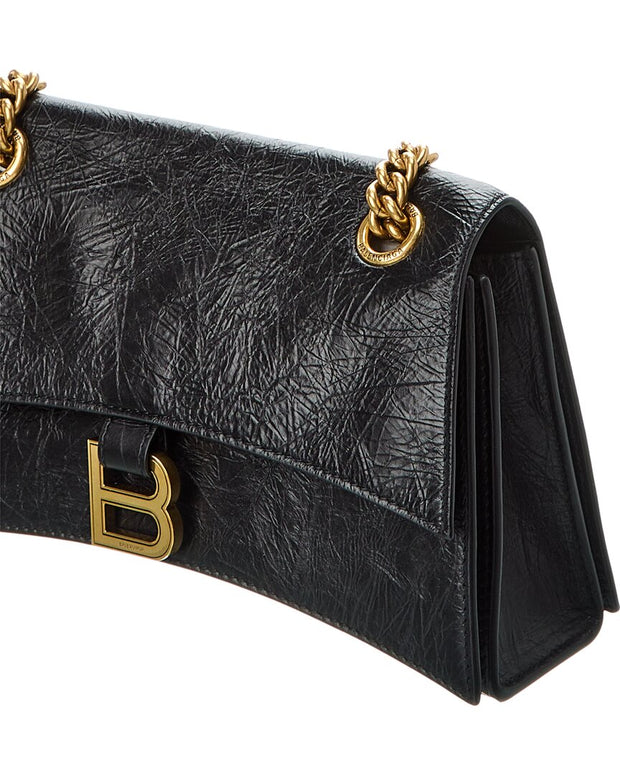 Balenciaga Crush Small Leather Shoulder Bag