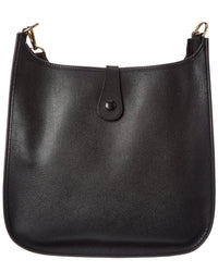 Hermès Black Veau Epsom Leather Evelyne I Gm Messenger Bag (Authentic Pre-