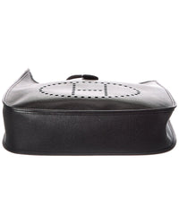 Hermès Black Veau Epsom Leather Evelyne I Gm Messenger Bag (Authentic Pre-