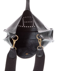 Hermès Black Veau Epsom Leather Evelyne I Gm Messenger Bag (Authentic Pre-