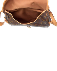 Pre-Owned Louis Vuitton Brown Monogram Coated Canvas Saumur 30 (Authentic Pre-Loved)