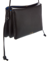 CELINE Celine Trio Flap Leather Shoulder Bag