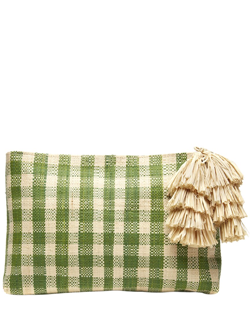 Mar Y Sol Hazel Raffia Clutch