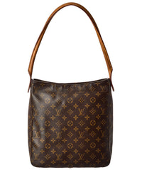 Louis Vuitton Brown Monogram Canvas Looping Mm (Authentic Pre-Loved)