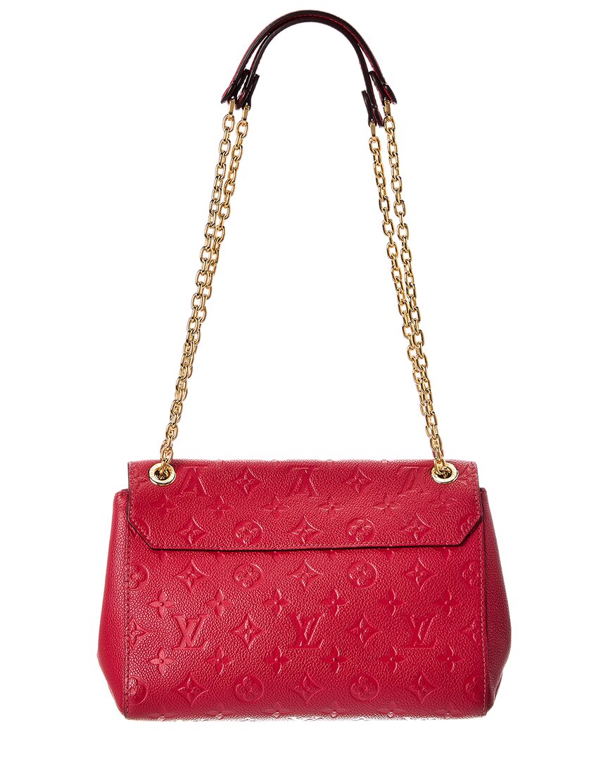 Louis Vuitton Louis Vuitton Red Empreinte Leather Vavin Pm (Authentic Pre-Loved)