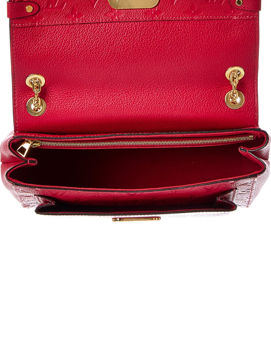 Louis Vuitton Louis Vuitton Red Empreinte Leather Vavin Pm (Authentic Pre-Loved)