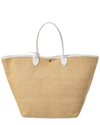 Longchamp Le Pliage Collection Medium Raffia Basket Bag