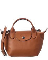 Longchamp Le Pliage Xtra Leather Mini Satchel