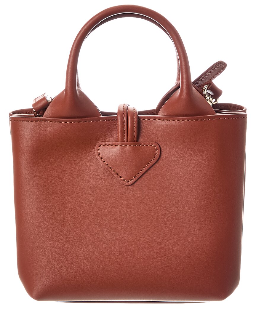 Longchamp Le Roseau Mini Extra Small Leather Handbag