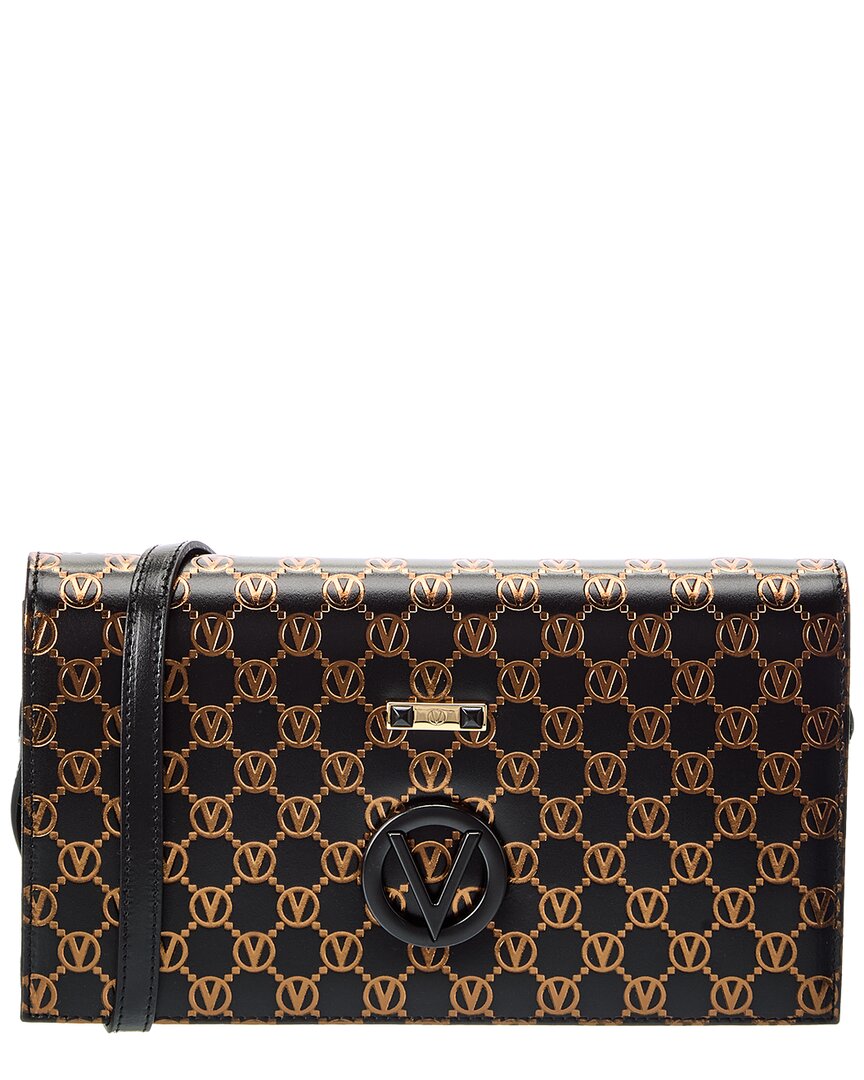 Valentino By Mario Valentino Lena Monogram Leather Shoulder Bag