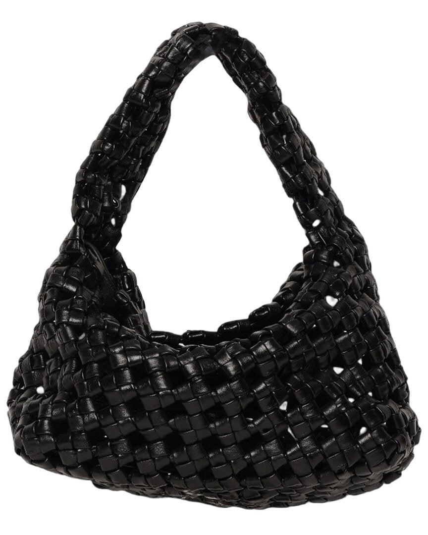 Walter Baker Mackenzie Woven Knot Leather Hobo Bag