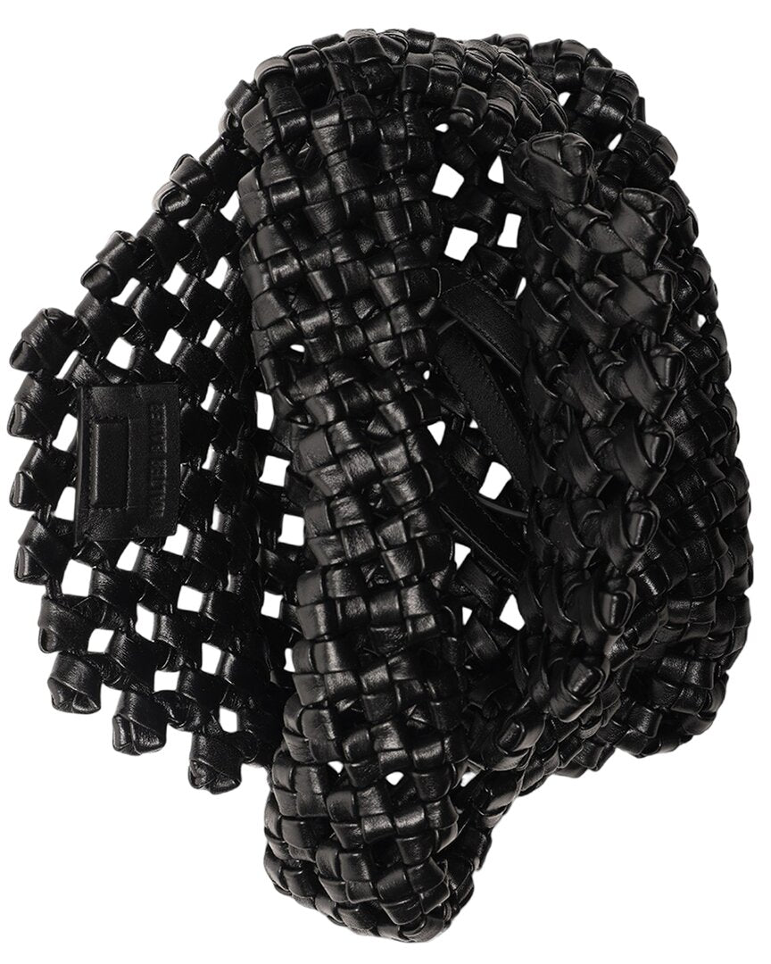 Walter Baker Mackenzie Woven Knot Leather Hobo Bag
