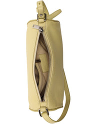 Walter Baker Quinn Barrel Leather Satchel