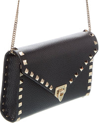 Valentino Rockstud Mini Grainy Leather Shoulder Bag